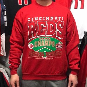 NWT MLB Vintage Cincinnati Reds 95 NLC Sweatshirt